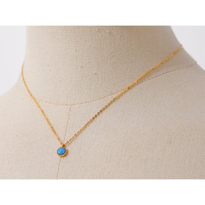 Blue Opal Necklace