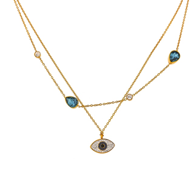 Eye Layered Necklace